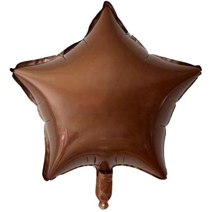 Yıldız Folyo Balon Karamel 18 INÇ